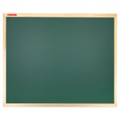Доска для мела магнитная 50х70 см, зеленая, деревянная рамка, BRAUBERG "Wood", 238799